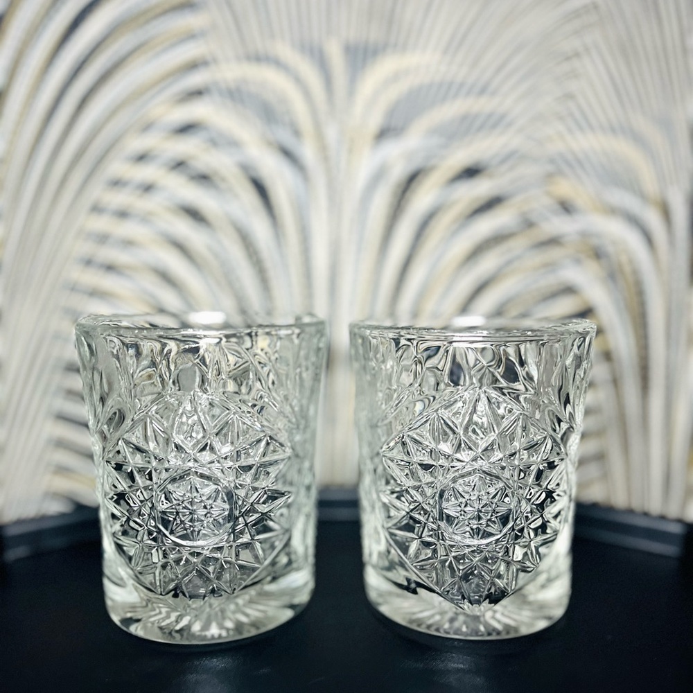 Elegant Crystal Glass Tumbler Set
